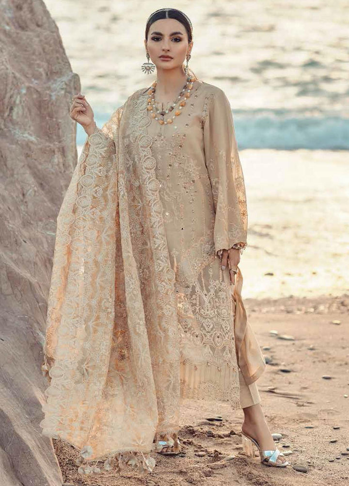 Nureh Embroidered Lawn Suits Unstitched 3 Piece NU22EL NE-28 - Exclusive Collection