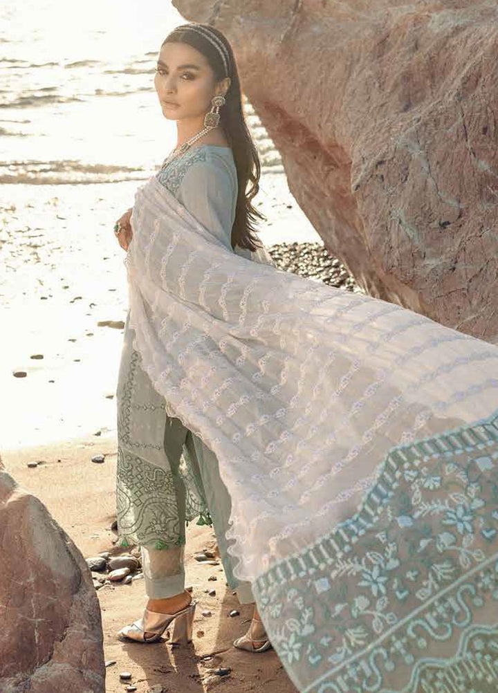 Nureh Embroidered Lawn Suits Unstitched 3 Piece NU22EL NE-31 - Exclusive Collection