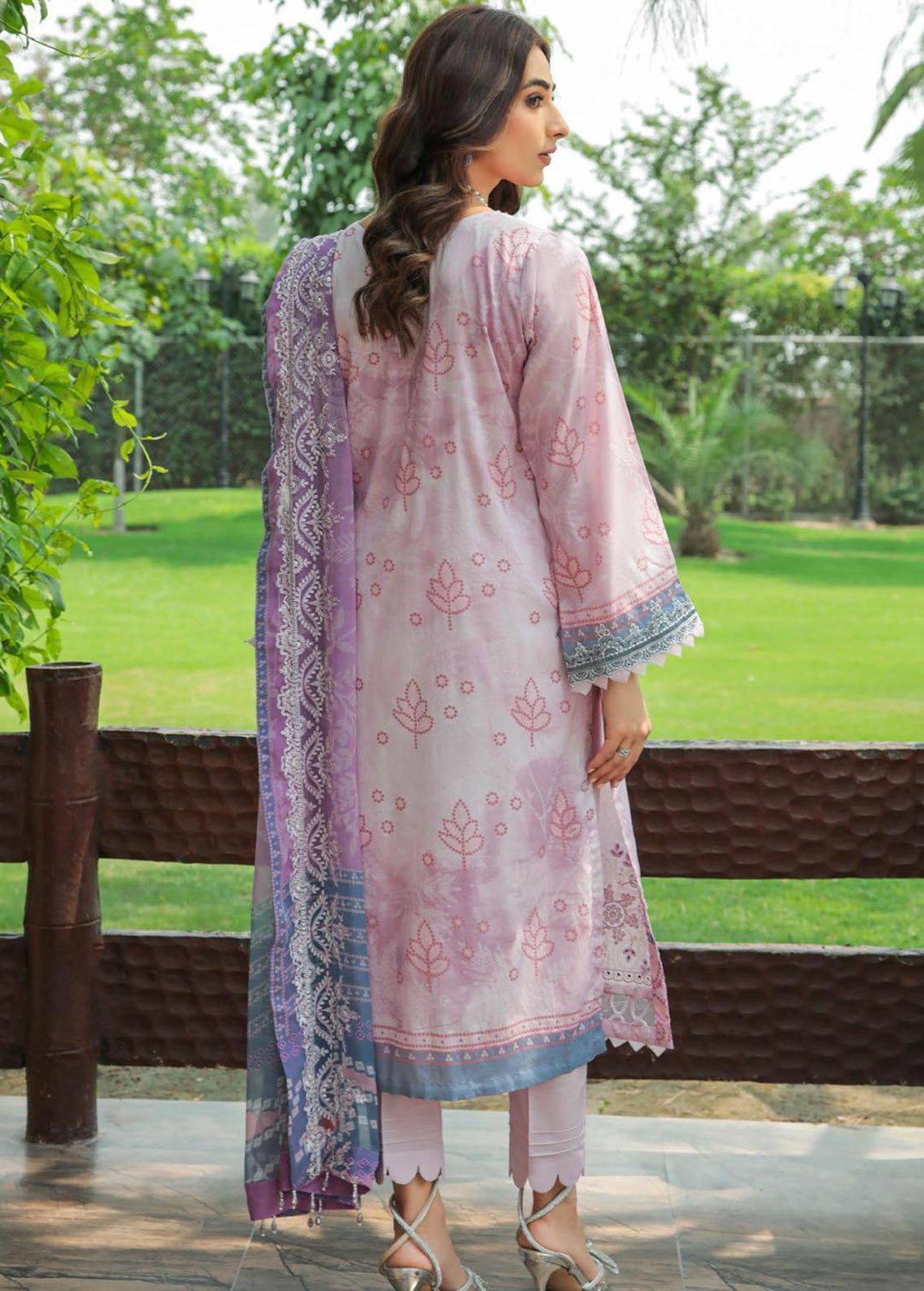 Gardenia By Nureh Embroidered Lawn Suits Unstitched 3 Piece NU22GL NS-59 - Summer Collection