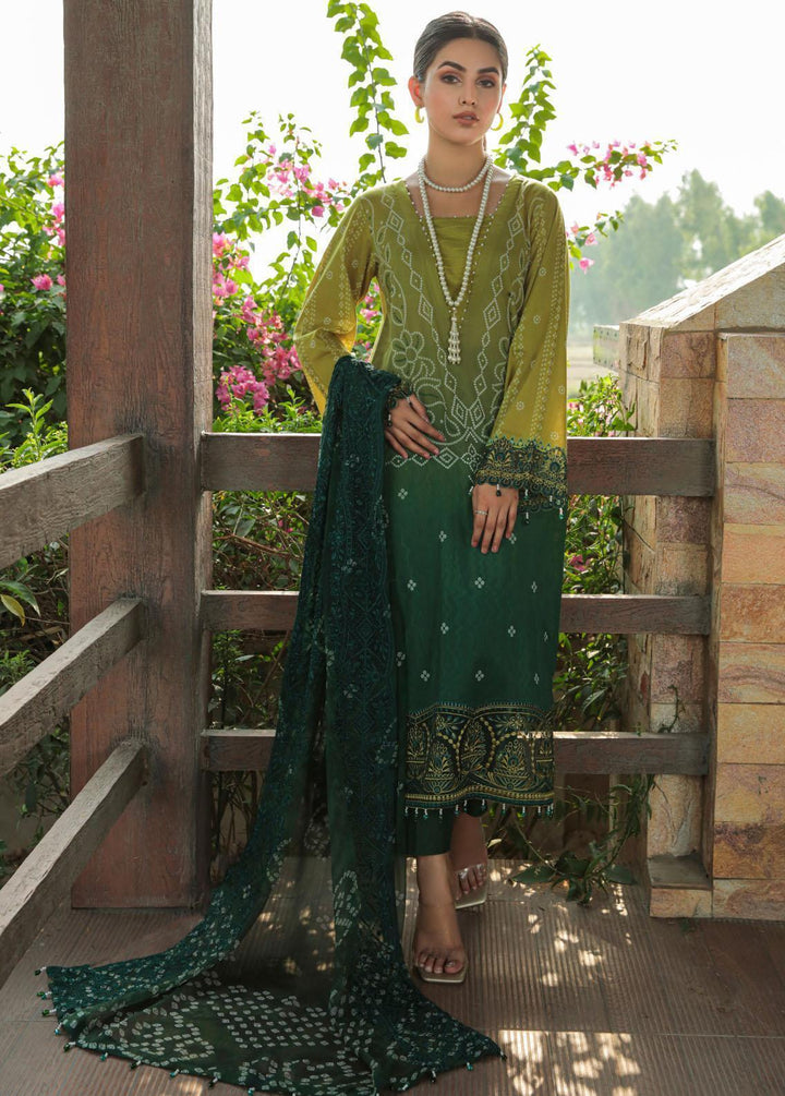 Gardenia By Nureh Embroidered Lawn Suits Unstitched 3 Piece NU22GL NS-62 - Summer Collection