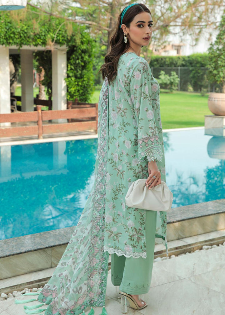 Gardenia By Nureh Embroidered Lawn Suits Unstitched 3 Piece NU22GL NS-64 - Summer Collection