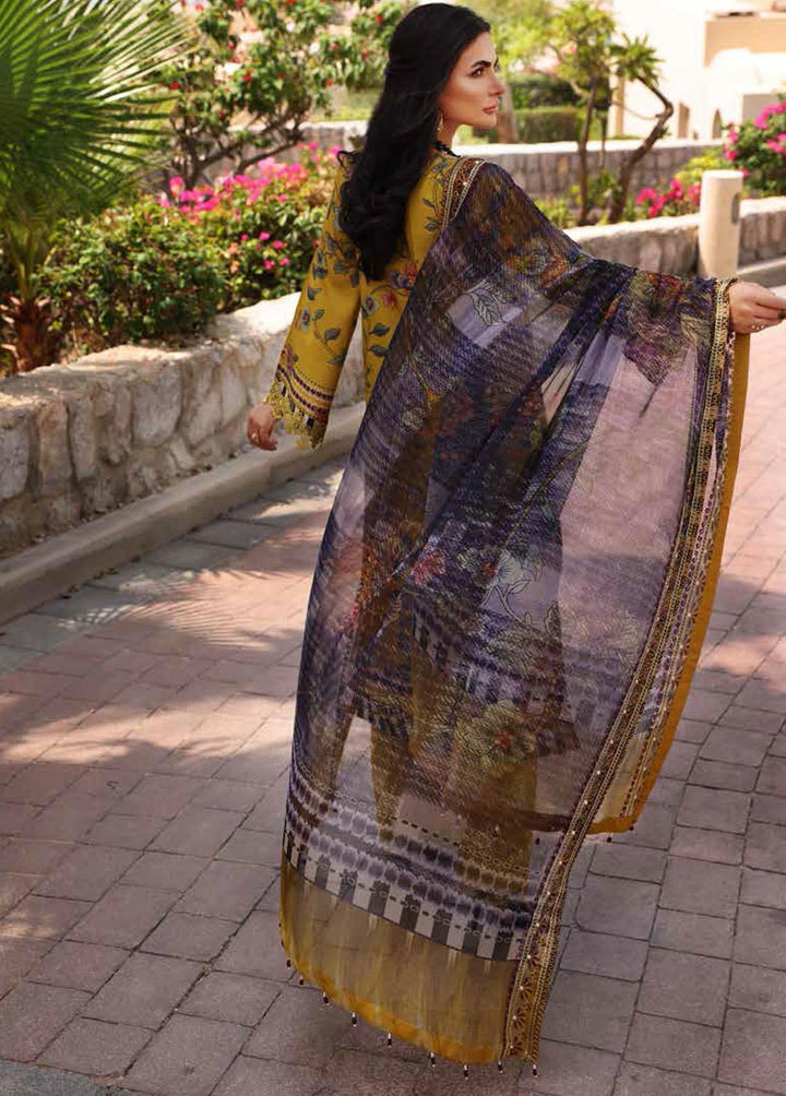 Gardenia By Nureh Embroidered Linen Suits Unstitched 3 Piece NU22LN NSG-65 - Winter Collection