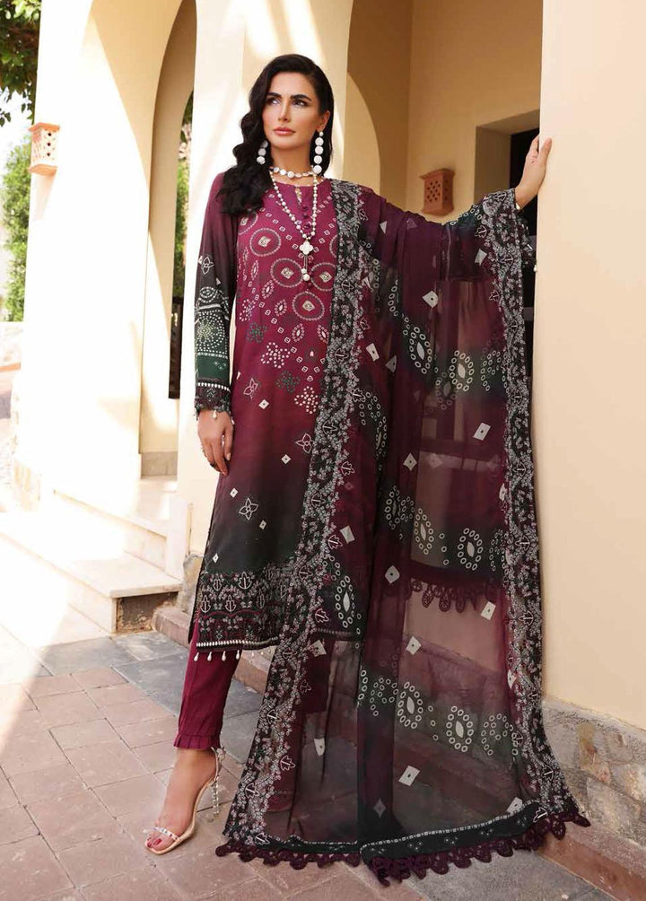 Gardenia By Nureh Embroidered Linen Suits Unstitched 3 Piece NU22LN NSG-66 - Winter Collection