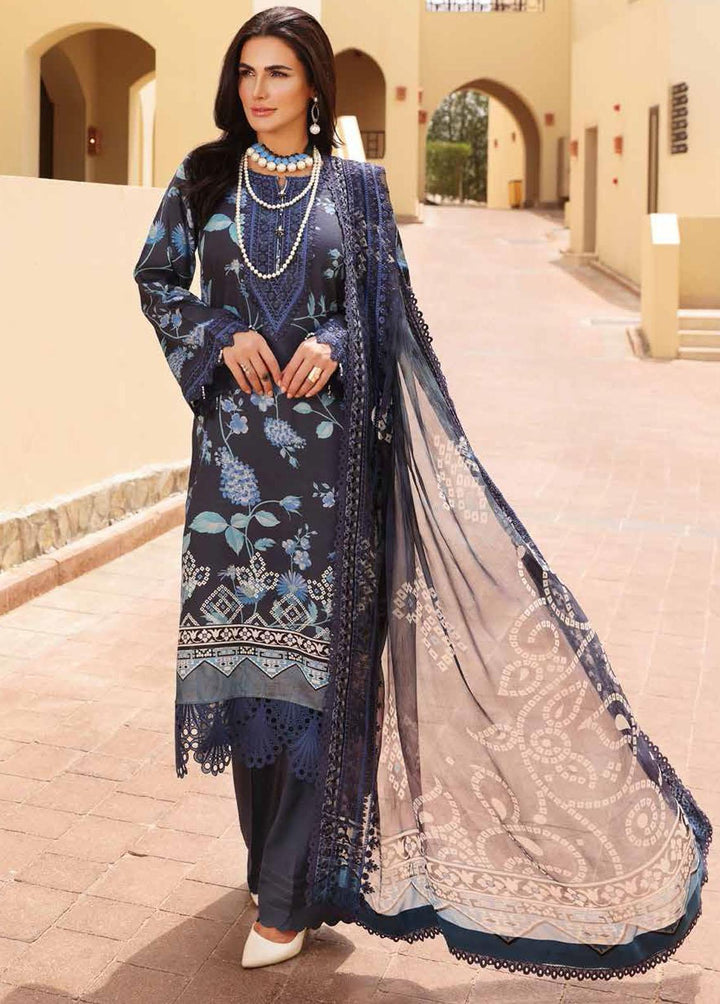 Gardenia By Nureh Embroidered Linen Suits Unstitched 3 Piece NU22LN NSG-68 - Winter Collection