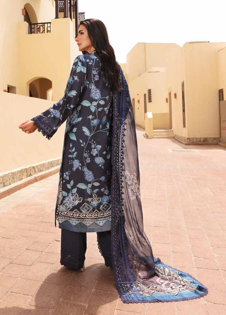 Gardenia By Nureh Embroidered Linen Suits Unstitched 3 Piece NU22LN NSG-68 - Winter Collection