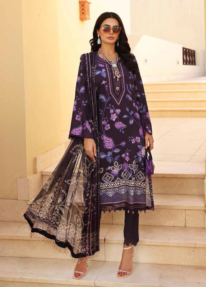 Gardenia By Nureh Embroidered Linen Suits Unstitched 3 Piece NU22LN NSG-72 - Winter Collection