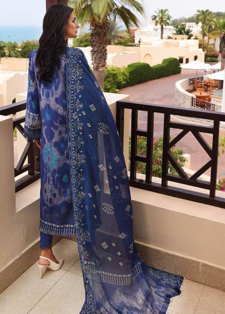 Gardenia By Nureh Embroidered Linen Suits Unstitched 3 Piece NU22LN NSG-73 - Winter Collection