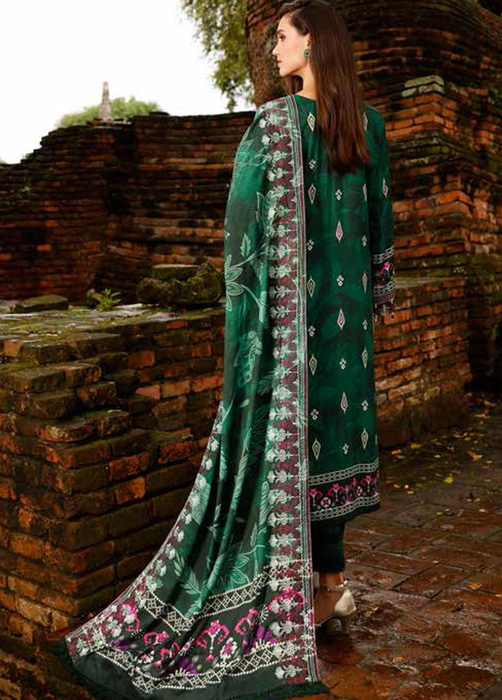 Gardenia By Nureh Embroidered Linen Suits Unstitched 3 Piece NU22GE NWG-77 - Winter Collection