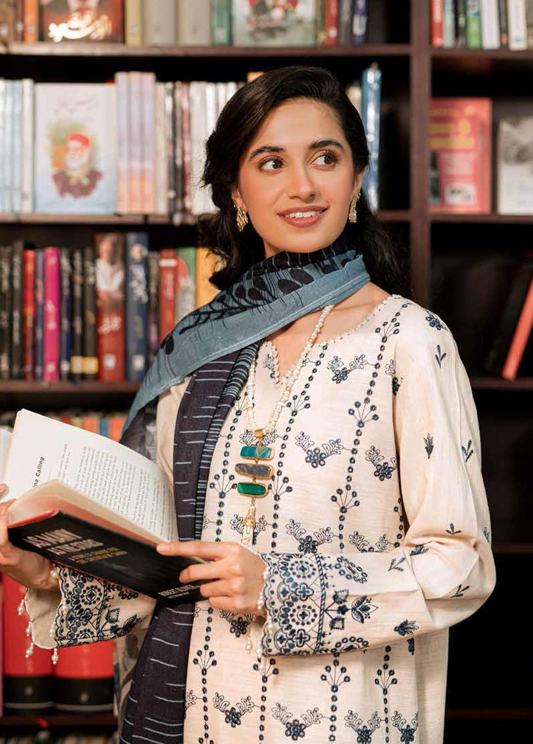 Girl Glam By Nureh Embroidered Chikankari Suits Unstitched 3 Piece NU22GG NU2-71 - Winter Collection