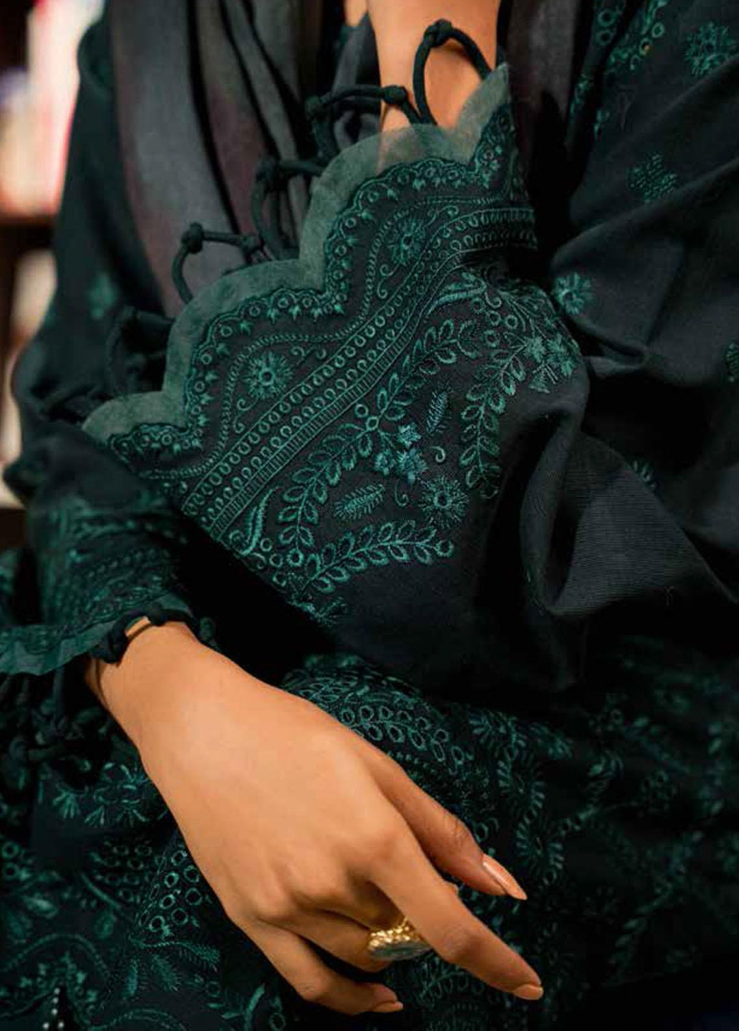 Girl Glam By Nureh Embroidered Chikankari Suits Unstitched 3 Piece NU22GG NU2-76 - Winter Collection