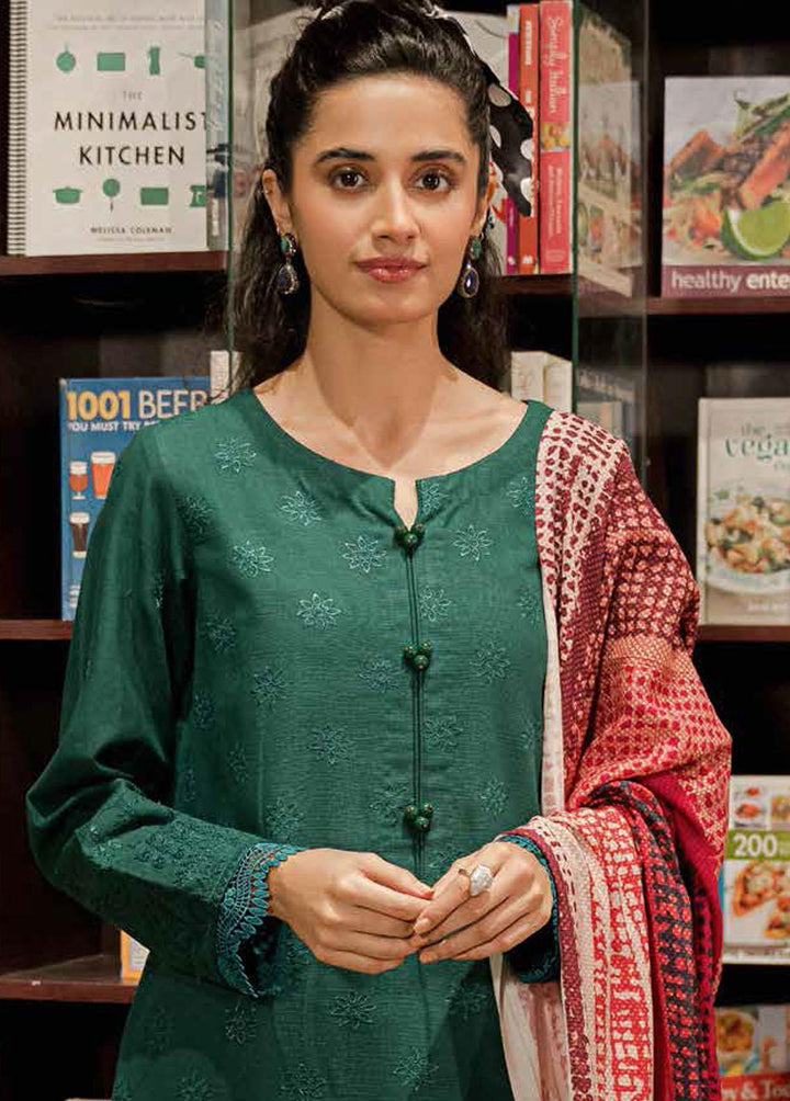 Girl Glam By Nureh Embroidered Chikankari Suits Unstitched 3 Piece NU22GG NU2-79 - Winter Collection