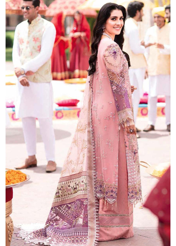 Jhoomro By Nureh Embroidered Chiffon Suits Unstitched 4 Piece NU22JH NL-35 Geet - Luxury Wedding Collection