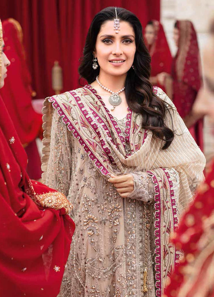 Jhoomro By Nureh Embroidered Chiffon Suits Unstitched 4 Piece NU22JH NL-37 Jaipur - Luxury Wedding Collection