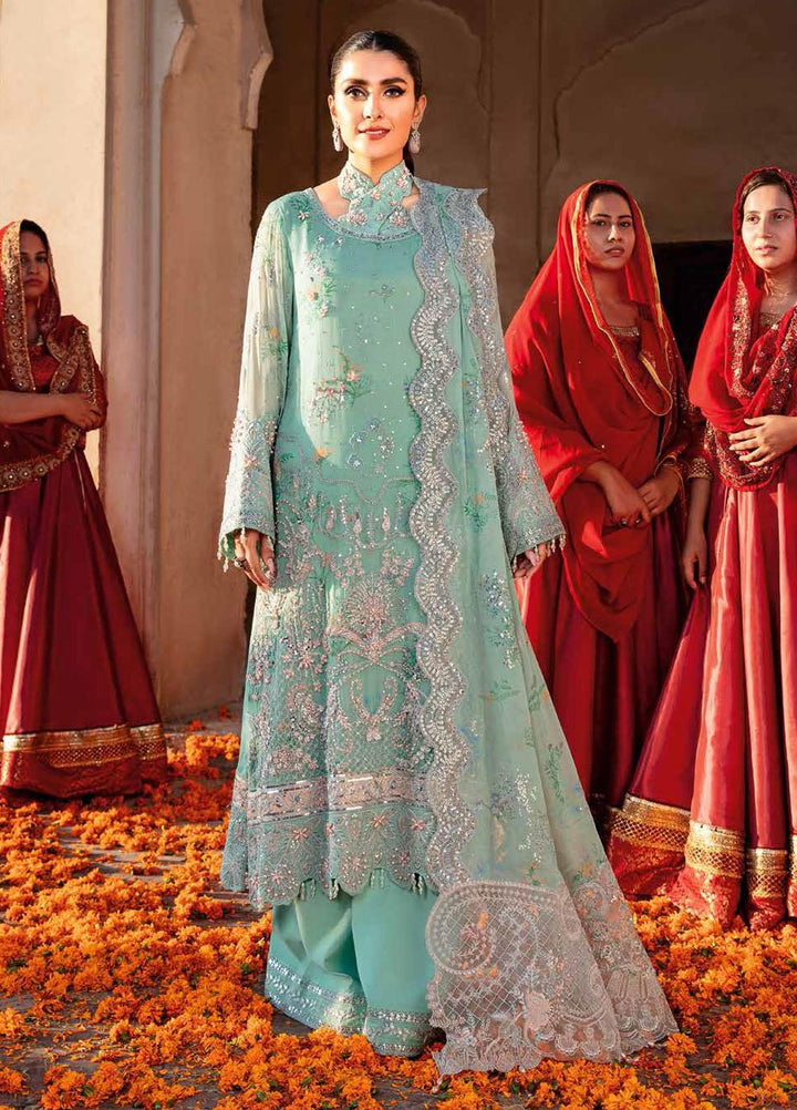 Jhoomro By Nureh Embroidered Chiffon Suits Unstitched 4 Piece NU22JH NL-39 Zohra - Luxury Wedding Collection
