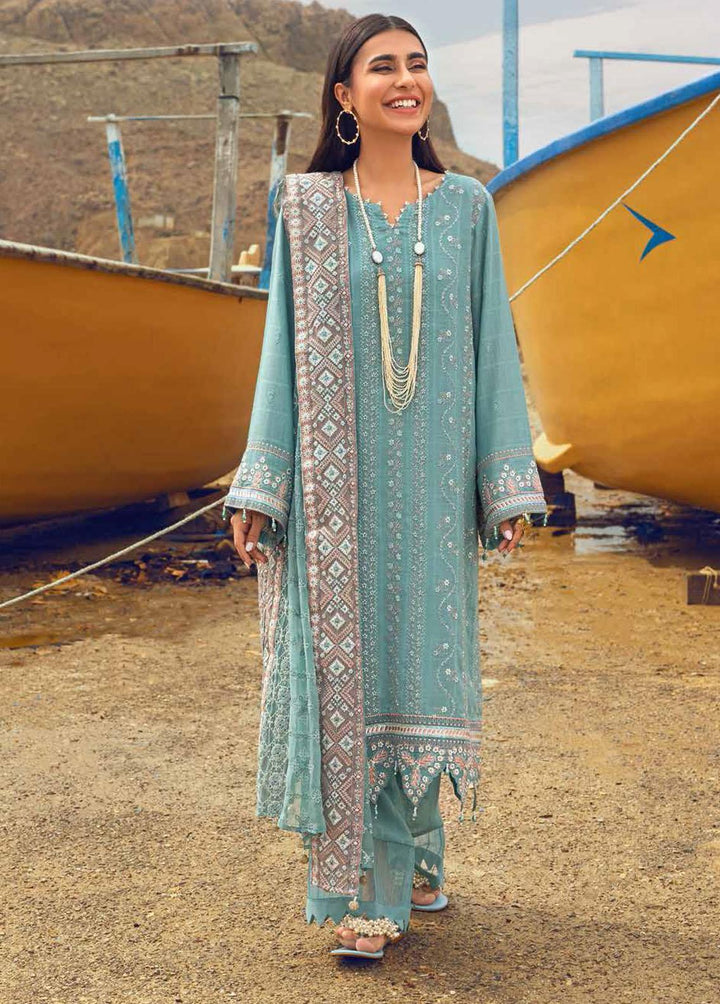 Karavan By Nureh Embroidered Karandi Suits Unstitched 3 Piece NU22KK NW 57 - Winter Collection