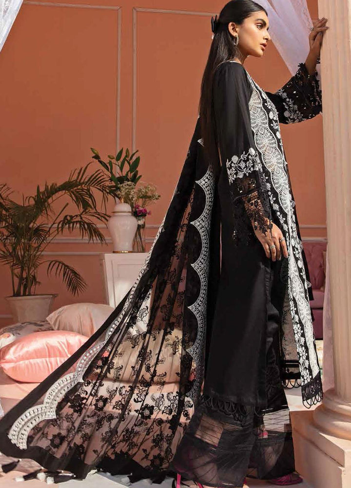 Nureh Embroidered Lawn Suits Unstitched 3 Piece NU21L 07 Day Lilly - Luxury Collection