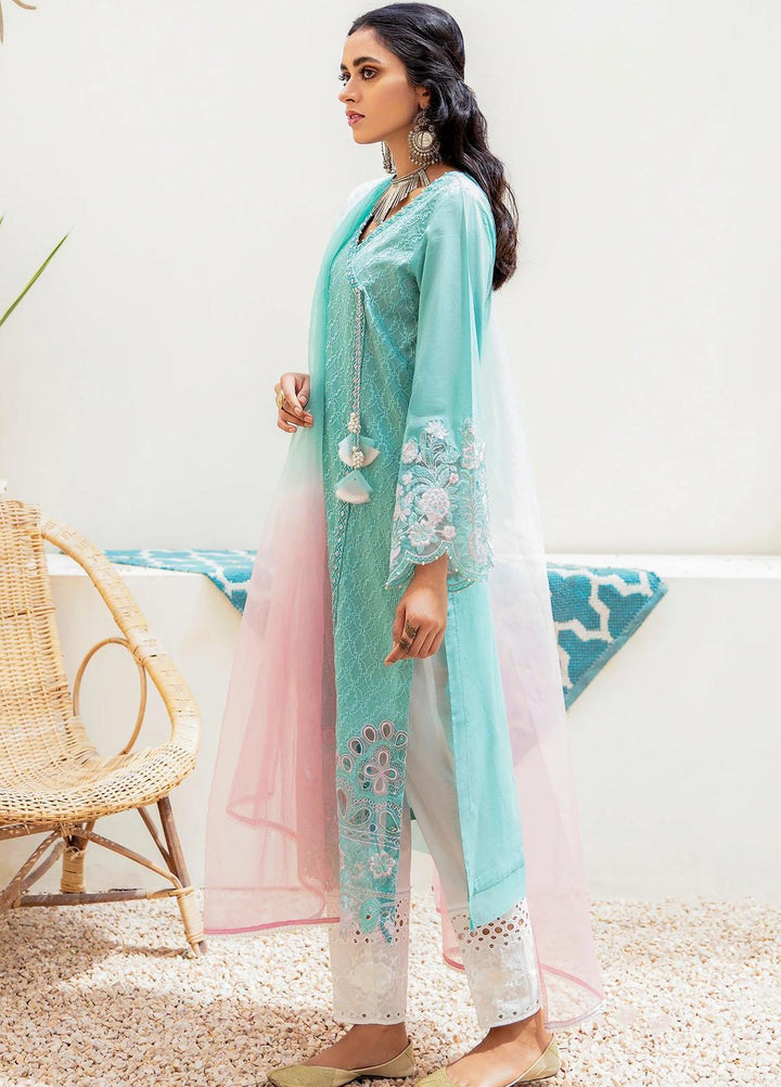 Nureh Embroidered Lawn Stitched Kurti NU21E 76 Mehr