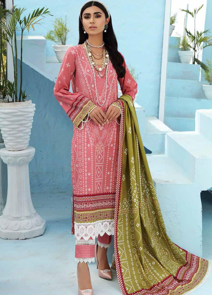 Nureh Printed Lawn Suits Unstitched 3 Piece NU21S SP-01 Moonlight Lilly - Summer Collection