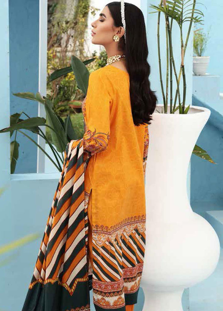 Nureh Printed Lawn Suits Unstitched 3 Piece NU21S SP-03 Skyline - Summer Collection