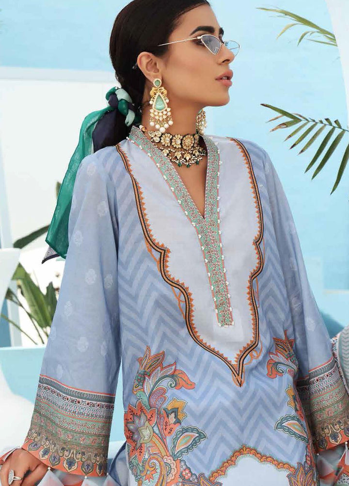 Nureh Printed Lawn Suits Unstitched 3 Piece NU21S SP-10 Jewelicious - Summer Collection