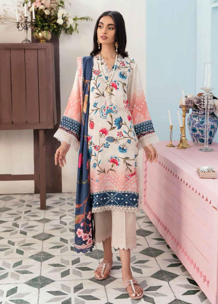 Nureh Printed Marina Suits Unstitched 3 Piece NU22FW SP-19 - Winter Collection