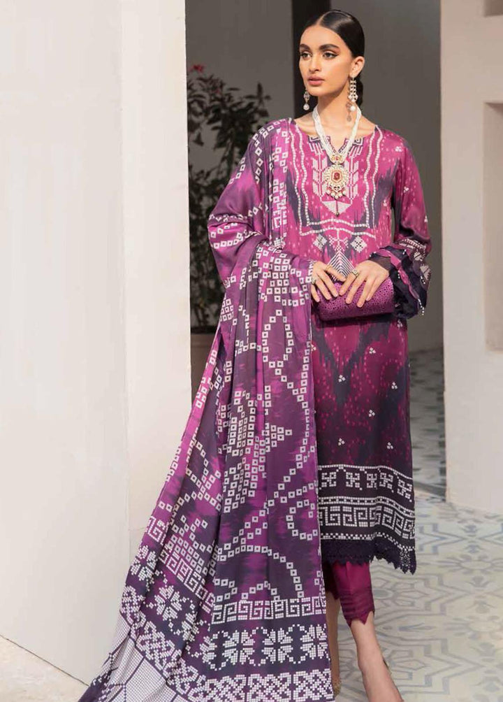 Nureh Printed Marina Suits Unstitched 3 Piece NU22FW SP-21 - Winter Collection