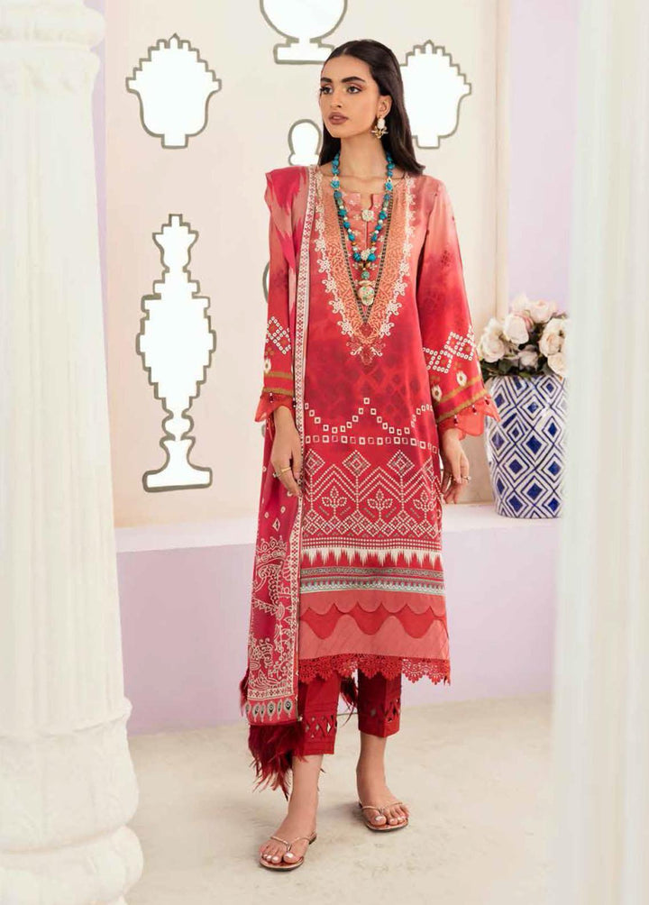 Nureh Printed Marina Suits Unstitched 3 Piece NU22FW SP-23 - Winter Collection