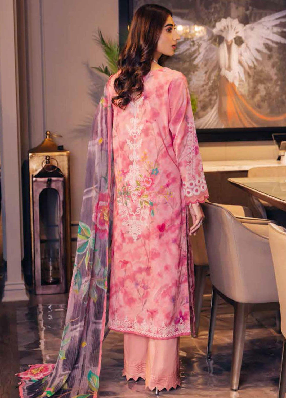 Nureh Printed Lawn Suits Unstitched 3 Piece NU23S SP-35 - Summer Collection