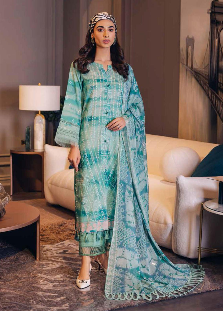 Nureh Printed Lawn Suits Unstitched 3 Piece NU23S SP-36 - Summer Collection