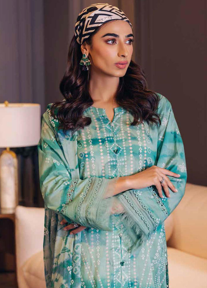 Nureh Printed Lawn Suits Unstitched 3 Piece NU23S SP-36 - Summer Collection