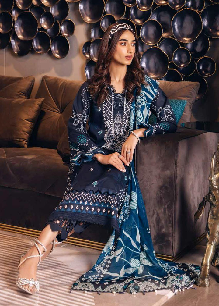 Nureh Printed Lawn Suits Unstitched 3 Piece NU23S SP-37 - Summer Collection