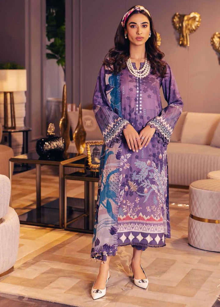 Nureh Printed Lawn Suits Unstitched 3 Piece NU23S SP-38 - Summer Collection
