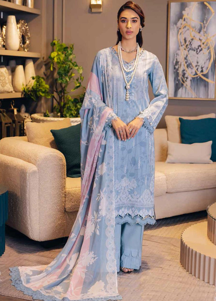 Nureh Printed Lawn Suits Unstitched 3 Piece NU23S SP-39 - Summer Collection