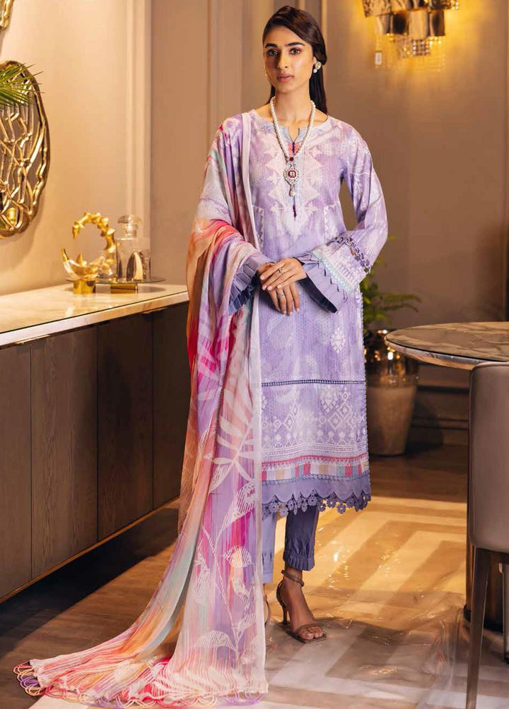 Nureh Printed Lawn Suits Unstitched 3 Piece NU23S SP-41 - Summer Collection