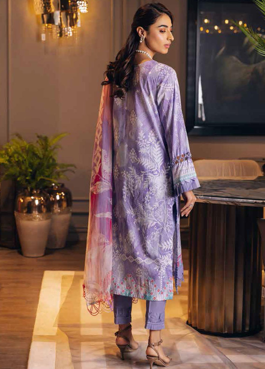Nureh Printed Lawn Suits Unstitched 3 Piece NU23S SP-41 - Summer Collection