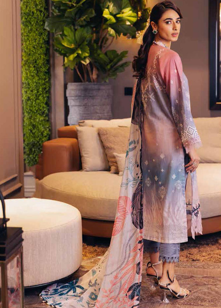 Nureh Printed Lawn Suits Unstitched 3 Piece NU23S SP-42 - Summer Collection