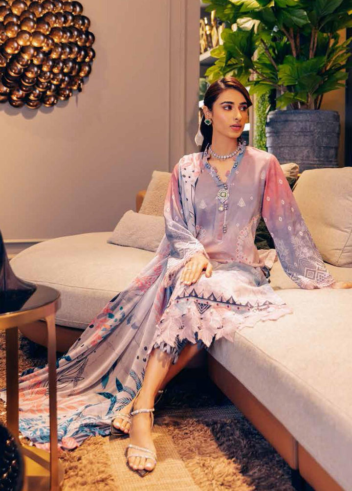 Nureh Printed Lawn Suits Unstitched 3 Piece NU23S SP-42 - Summer Collection