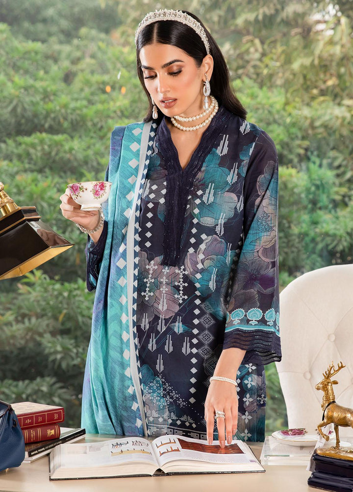 Signature Prints By Nureh Printed Khaddar Suits Unstitched 3 Piece NU22PK SP-27 - Winter Collection