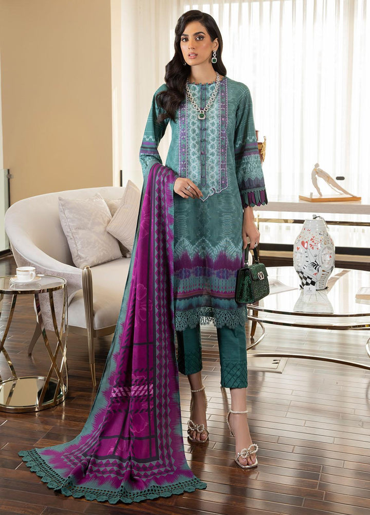 Signature Prints By Nureh Printed Khaddar Suits Unstitched 3 Piece NU22PK SP-29 - Winter Collection