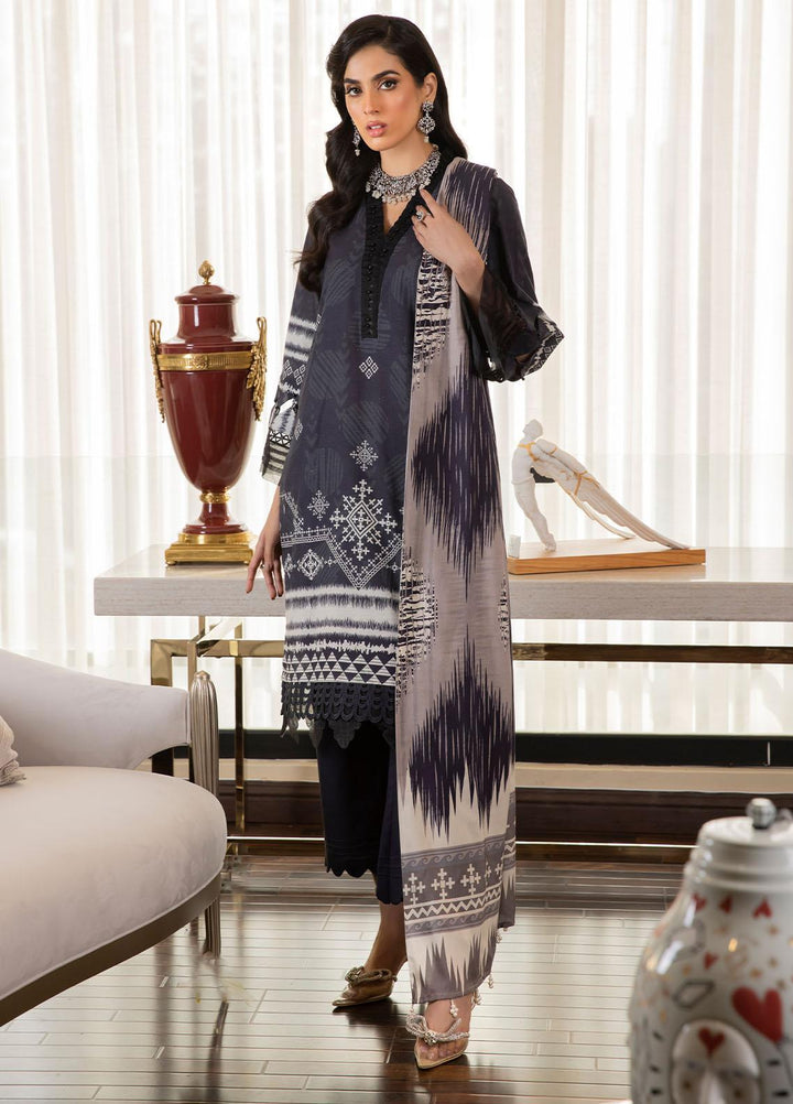 Signature Prints By Nureh Printed Khaddar Suits Unstitched 3 Piece NU22PK SP-30 - Winter Collection