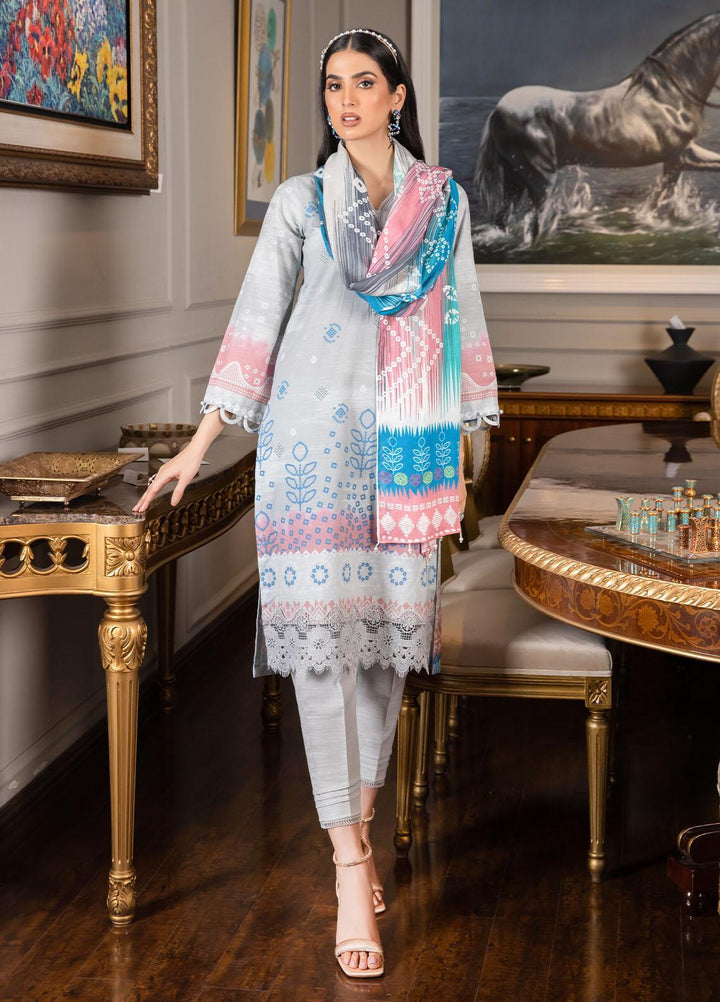 Signature Prints By Nureh Printed Khaddar Suits Unstitched 3 Piece NU22PK SP-31 - Winter Collection