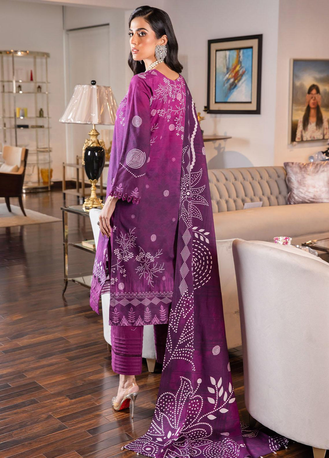 Signature Prints By Nureh Printed Khaddar Suits Unstitched 3 Piece NU22PK SP-32 - Winter Collection