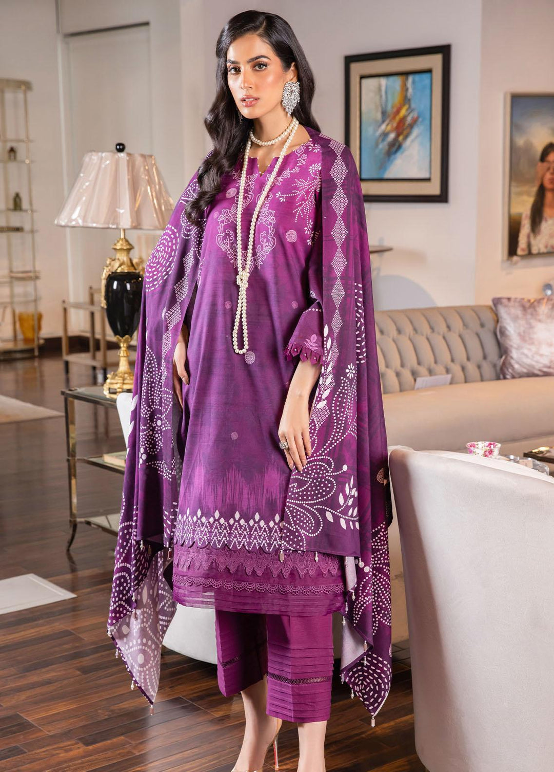 Signature Prints By Nureh Printed Khaddar Suits Unstitched 3 Piece NU22PK SP-32 - Winter Collection