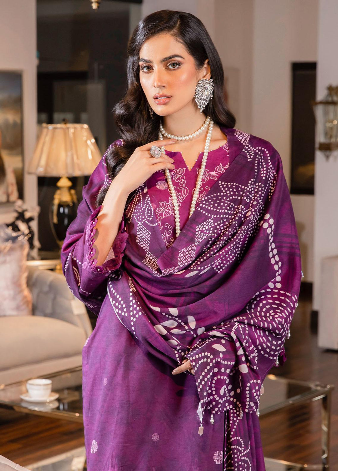 Signature Prints By Nureh Printed Khaddar Suits Unstitched 3 Piece NU22PK SP-32 - Winter Collection