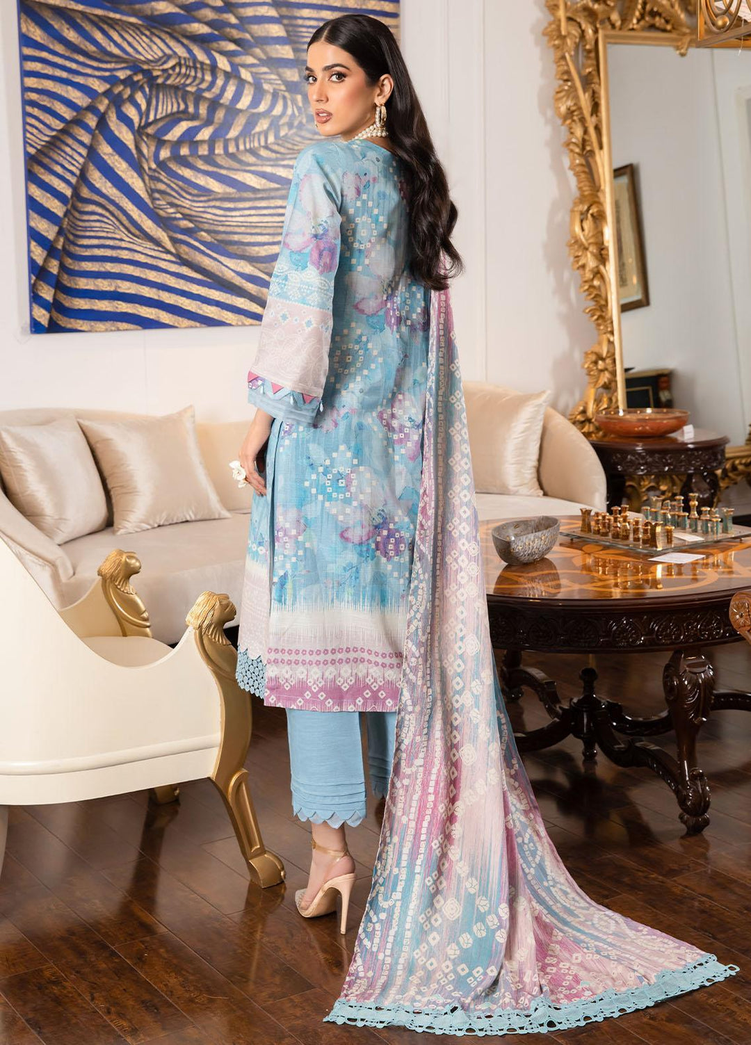 Signature Prints By Nureh Printed Khaddar Suits Unstitched 3 Piece NU22PK SP-33 - Winter Collection