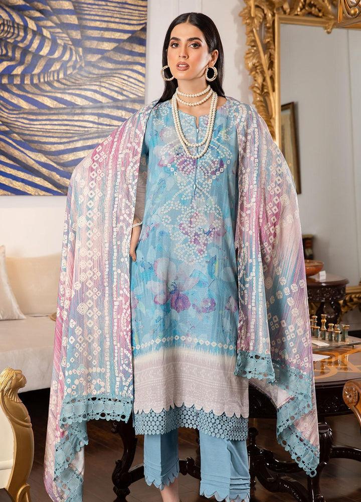 Signature Prints By Nureh Printed Khaddar Suits Unstitched 3 Piece NU22PK SP-33 - Winter Collection
