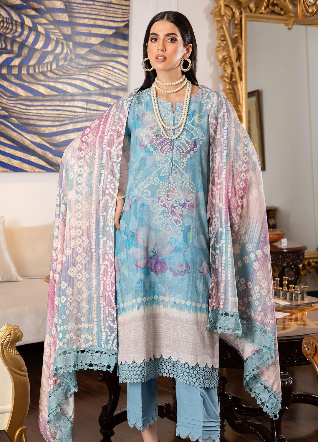 Signature Prints By Nureh Printed Khaddar Suits Unstitched 3 Piece NU22PK SP-33 - Winter Collection