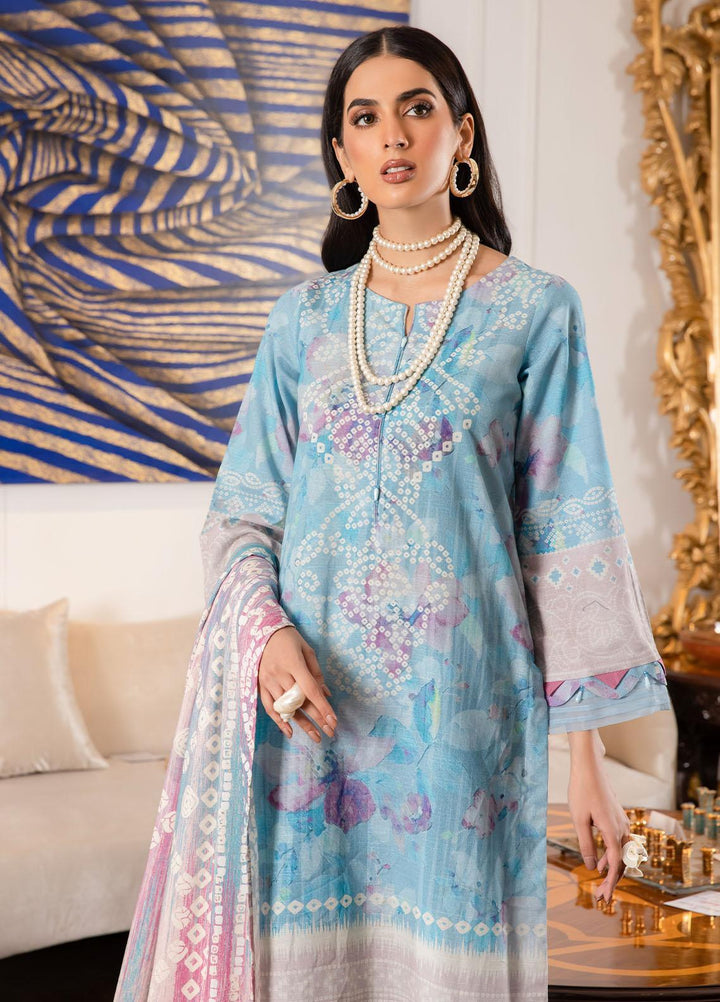 Signature Prints By Nureh Printed Khaddar Suits Unstitched 3 Piece NU22PK SP-33 - Winter Collection