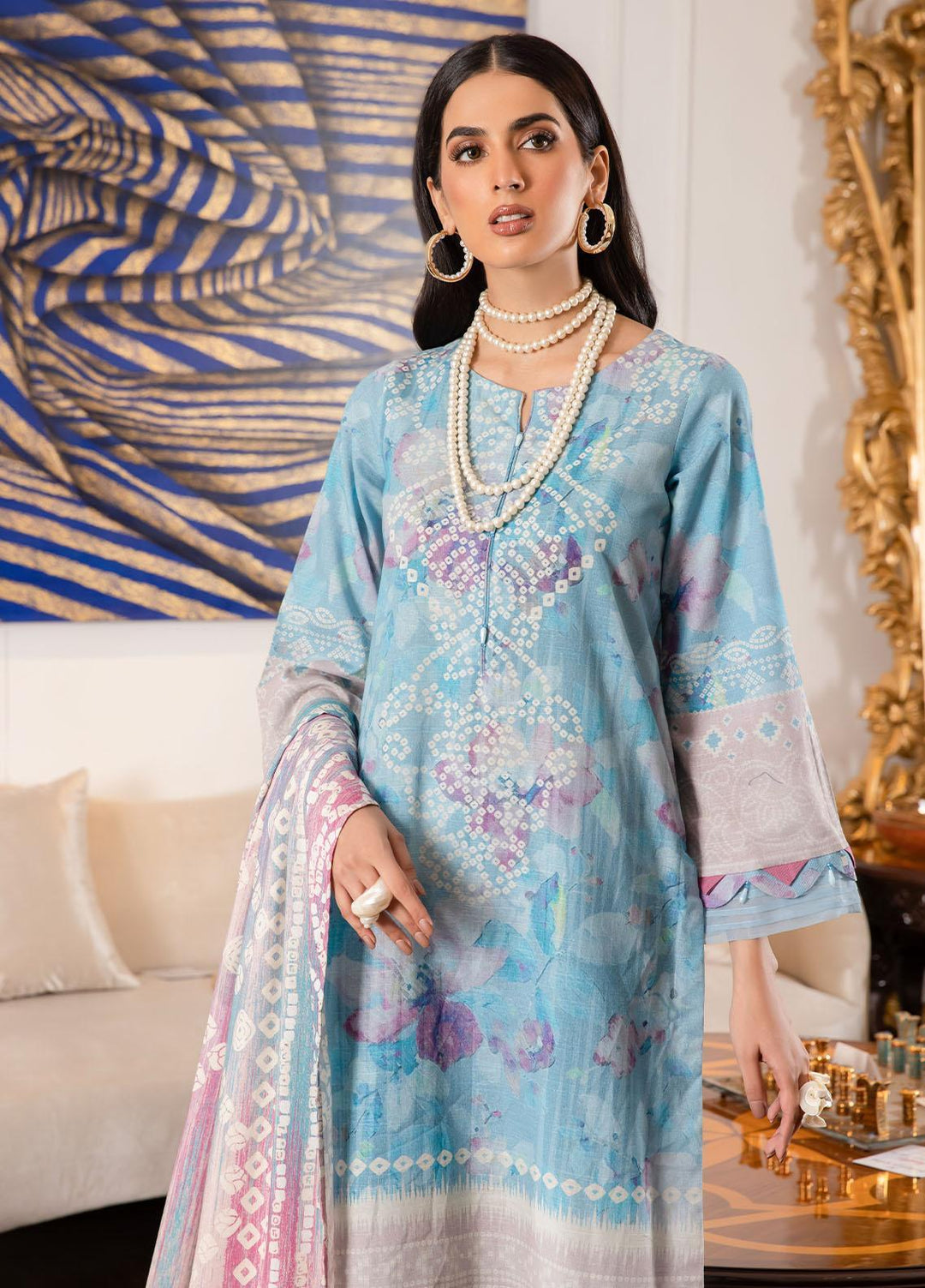 Signature Prints By Nureh Printed Khaddar Suits Unstitched 3 Piece NU22PK SP-33 - Winter Collection