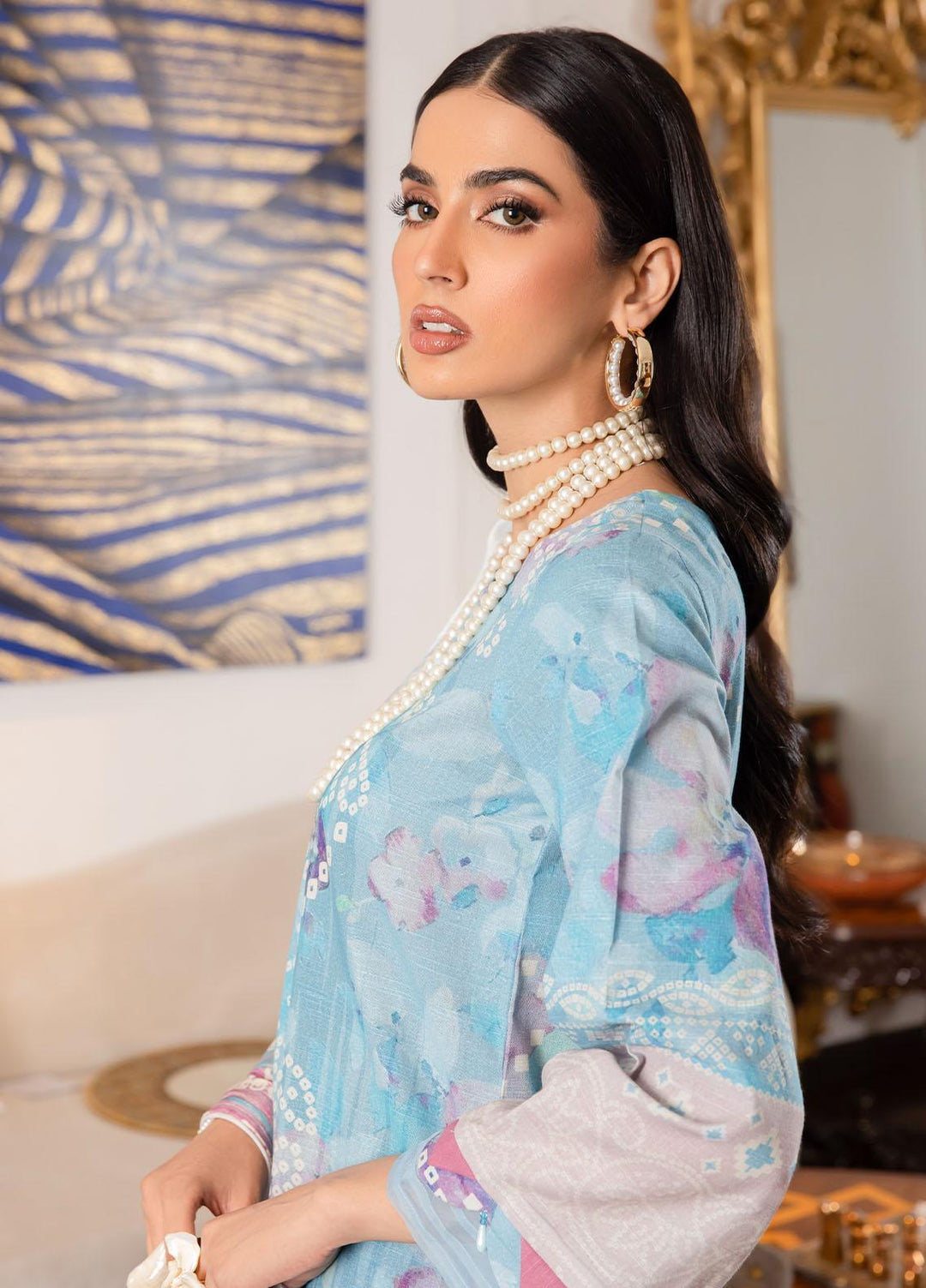 Signature Prints By Nureh Printed Khaddar Suits Unstitched 3 Piece NU22PK SP-33 - Winter Collection